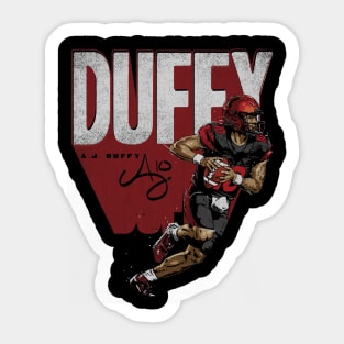 AJ Duffy College Bold Sticker